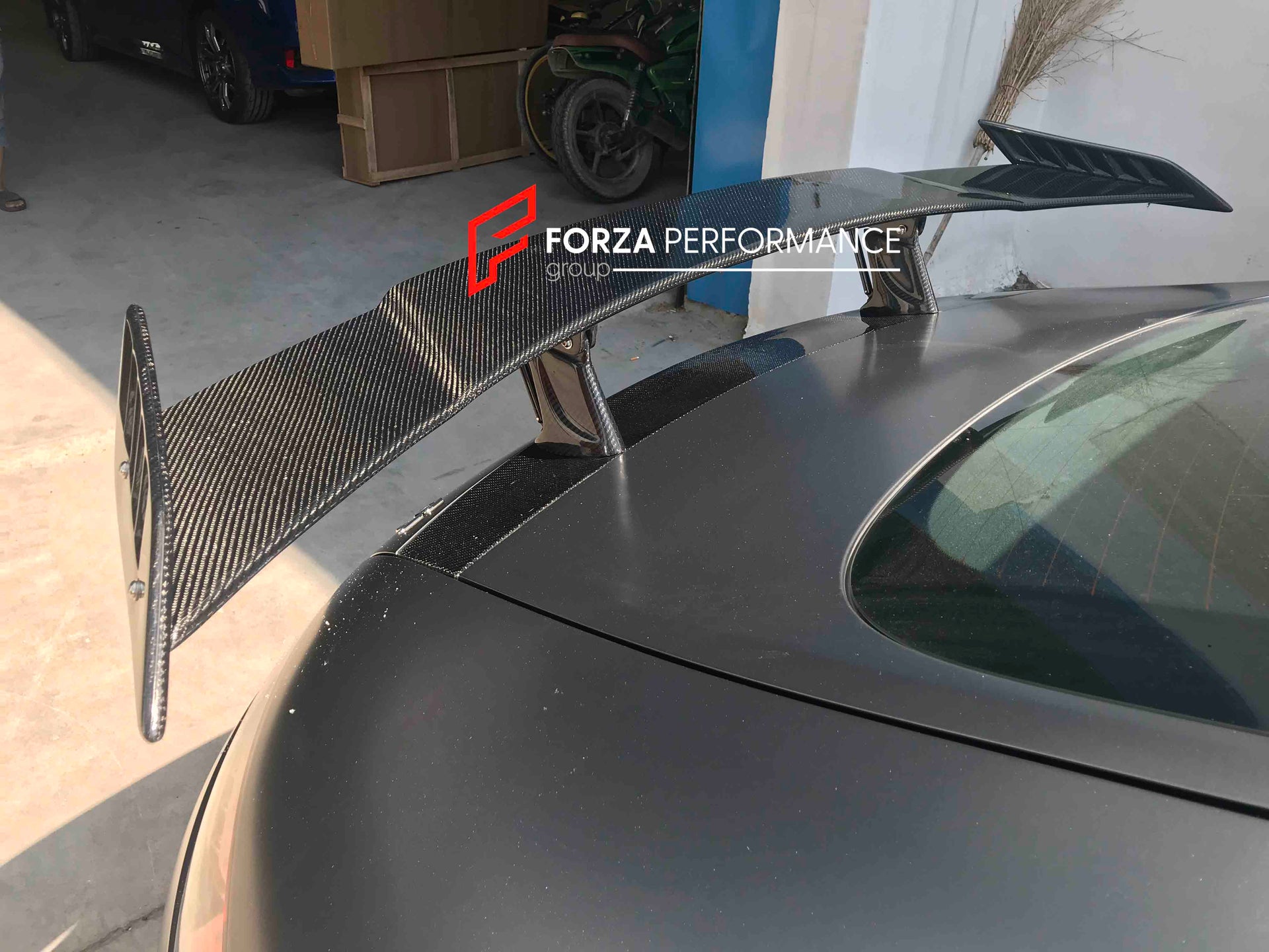 High quality RENNTECH forging carbon fiber rear spoiler for AMG GT GTS