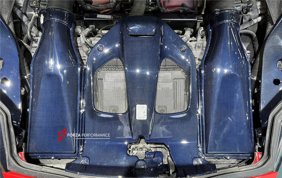 REPLACEMENT CARBON BODY KIT for FERRARI 812 SUPERFAST GTS 2017+
Set includes:
Front Splitter
Engine Bay Panels
Door Seals
Side Skirts
Rear Hood / Bonnet Lower Insert
Rear Lip
Rear Diffuser
Material: Dry Carbon
Note: Professional installation is required