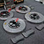 Forza Performance Group offers various types of big brake kits, all types of aftermarket brake calipers, as well as genuine original brands of all types, such as AP Racing, Brembo, Akebono, AMG, M Performance, Audi, Porsche, Lamborghini, Toyota TRD, etc.
In the photos above you can see an installed Forza Performance Group set of large front brakes for the BMW IX I20 2021+ with 400mm/360mm carbon ceramic brake rotors.
Material: Carbon Ceramic
Current set includes:
2x Front Brake discs 400mm
2x Rear
