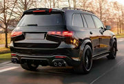 ROOF SPOILER for MERCEDES BENZ GLS CLASS X167 2020+
Set Includes:
Spoiler
Material: Plastic
Note: Professional installation is required.