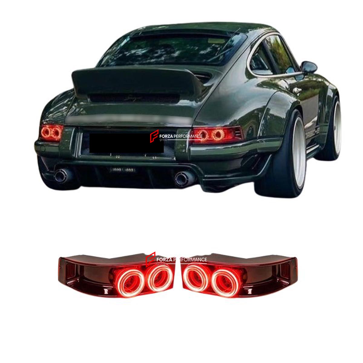 TAIL LIGHTS for PORSCHE 911 G-SERIES 964 1974 - 1994 Forza