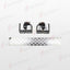 SQUARE QUAD EXHAUST TIPS WITH CENTER MESH for LAND ROVER DEFENDER 90 110 130 L663 2020+
Set includes:
Square Quad Exhaust Tips
Center Mesh Grille Panel
Material: Stainless Steel
NOTE: Professional installation is required.
