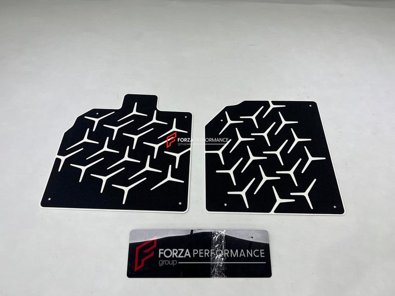 STAINLESS STEEL FLOOR MATS CARPETS for LAMBORGHINI AVENTADOR SVJ LP 770-4