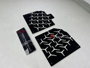 STAINLESS STEEL FLOOR MATS CARPETS for LAMBORGHINI AVENTADOR SVJ
Set includes:
Floor Mats
Material: Stainless Steel 
CONTACT US FOR PRICING