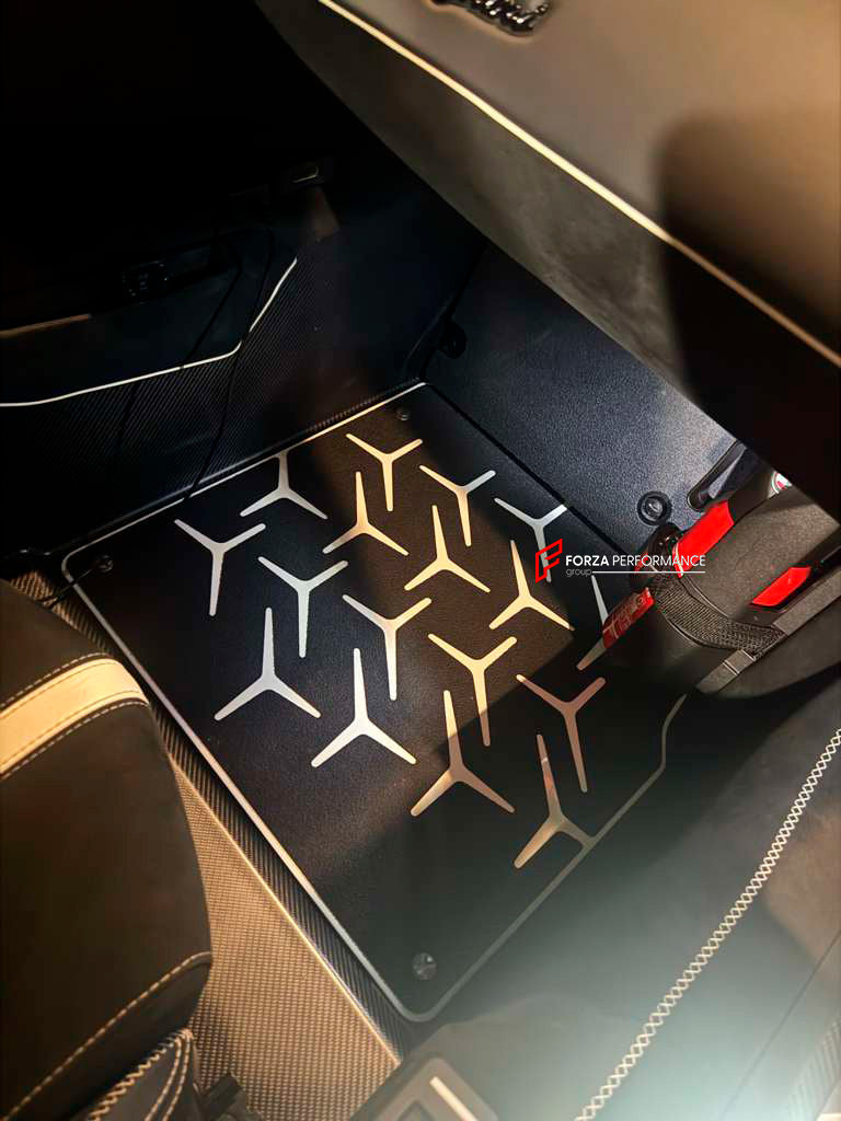 STAINLESS STEEL FLOOR MATS CARPETS for LAMBORGHINI AVENTADOR SVJ
Set includes:
Floor Mats
Material: Stainless Steel 
CONTACT US FOR PRICING
Payment ►
Visa
Mastercard
PayPal with a credit card (add 4.4% at checkout)
Payoneer
Cryptocurrency
Shipment ►
By express DHL/UPS/TNT/FedEx
To the local international airport
Special line by air
Special line by the sea
To Europe and the UK by train
Please let us know which shipping option you prefer.