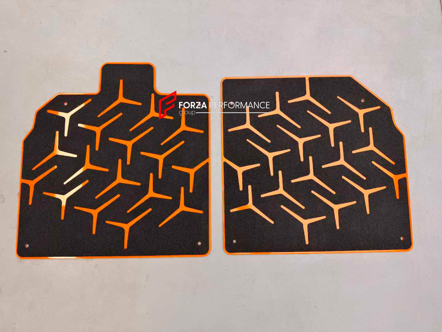 STAINLESS STEEL FLOOR MATS CARPETS for LAMBORGHINI AVENTADOR SVJ
