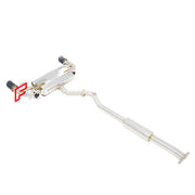 VALVED EXHAUST CATBACK MUFFLER for Subaru BRZ ZN6/ZC6 2.0T