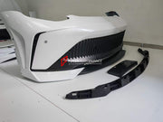 BODY KIT FOR TESLA MODEL Y   Set include:  Front lip Fender Flares Hood/Bonnet Side skirts  Rear diffuser Rear roof spoiler Rear Middle spoiler
