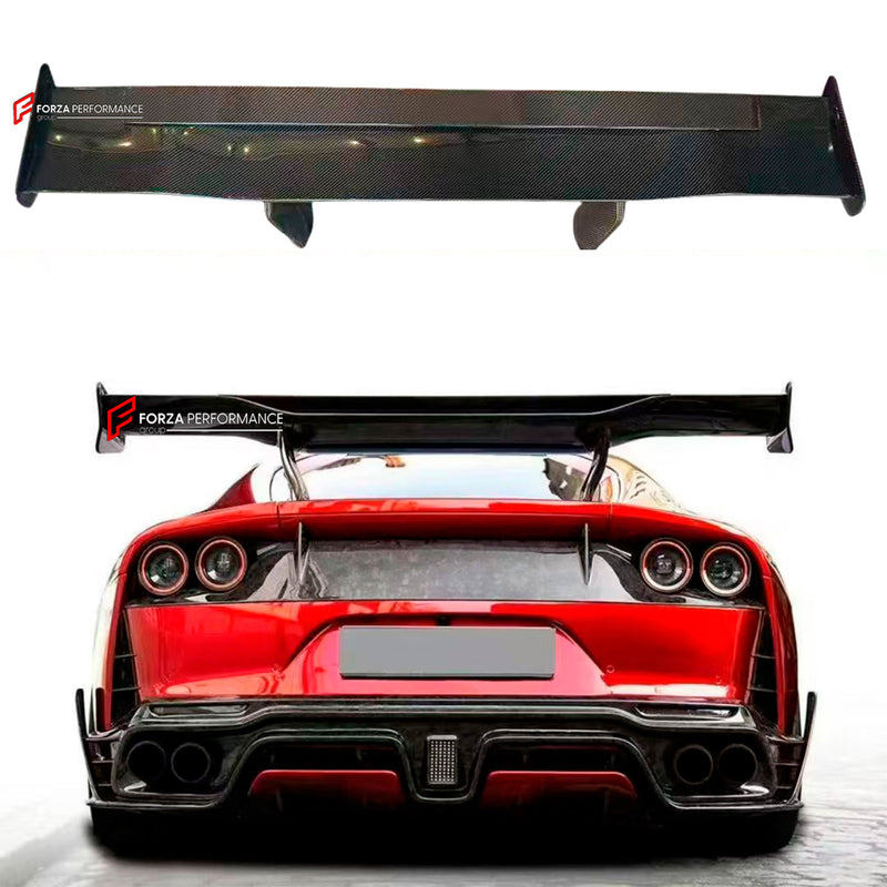 TIME ATTACK WING SPOILER for FERRARI 812 SUPERFAST 2017 - 2023
