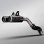 TITANIUM MOTORCYCLE 2-1-2 HALF EXHAUST SYSTEM for DUCATI PANIGALE V4 V4S 2018 - 2021
Set include:
2-1 Merge Collector
Mid Pipe
Link Pipe
Exhaust Slip Ons
Heat Shield
Material: Titanium + Stainless Steel
NOTE: Professional installation is required.
FEATURES:
Engineered Digital prototyping using 3D CAD design software, each car model chassis has been 3D laser scanned in the factor
Factory run all test cars on Italian 1200HP Dyno machine, to make the best performance design of exhaust
CNC bending m