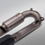 TITANIUM MOTORCYCLE 2-1 HALF EXHAUST SYSTEM for DUCATI PANIGALE V2 V2S 2020 - 2024
Set include:
Mid Pipe
Resonator
Link Pipe
Exhaust Slip On
Material: Titanium + Stainless Steel
NOTE: Professional installation is required.
FEATURES:
Engineered Digital prototyping using 3D CAD design software, each car model chassis has been 3D laser scanned in the factor
Factory run all test cars on Italian 1200HP Dyno machine, to make the best performance design of exhaust
CNC bending machine accurately bends