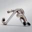 TITANIUM MOTORCYCLE EXHAUST PIPE SYSTEM for TRIUMPH BONNEVILLE BOBBER 2014+
Set include:
Exhaust Pipes
Material: Titanium + Stainless Steel
NOTE: Professional installation is required.
FEATURES:
Engineered Digital prototyping using 3D CAD design software, each car model chassis has been 3D laser scanned in the factor
Factory run all test cars on Italian 1200HP Dyno machine, to make the best performance design of exhaust
CNC bending machine accurately bends the tube according to the computer data