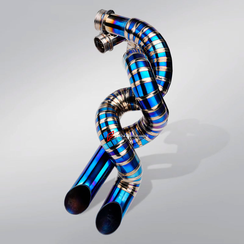 TITANIUM MOTORCYCLE EXHAUST PIPE SYSTEM for TRIUMPH BONNEVILLE BOBBER 2014+