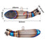 TITANIUM MOTORCYCLE EXHAUST SLIP ON for APRILIA RSV4 RS TUONO V4 2015+
Set include:
Slip - On
Material: Titanium + Stainless Steel
NOTE: Professional installation is required.
FEATURES:
Engineered Digital prototyping using 3D CAD design software, each car model chassis has been 3D laser scanned in the factor
Factory run all test cars on Italian 1200HP Dyno machine, to make the best performance design of exhaust
CNC bending machine accurately bends the tube according to the computer data
Our factory us
