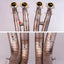 TITANIUM MOTORCYCLE EXHAUST SYSTEM for BMW S1000RR M S1K S1000R 2019 - 2024
Set include:
Header
2-1 Merge Collectors
Mid pipe
Material: Titanium + Stainless Steel
NOTE: Professional installation is required.
FEATURES:
Engineered Digital prototyping using 3D CAD design software, each car model chassis has been 3D laser scanned in the factor
Factory run all test cars on Italian 1200HP Dyno machine, to make the best performance design of exhaust
CNC bending machine accurately bends the tube according to