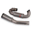 TITANIUM MOTORCYCLE EXHAUST SYSTEM for DUCATI PANIGALE V2 2020+
Set include:
Resonator
Mid Pipe
Exhaust Slip On
Material: Titanium + Stainless Steel
NOTE: Professional installation is required.
FEATURES:
Engineered Digital prototyping using 3D CAD design software, each car model chassis has been 3D laser scanned in the factor
Factory run all test cars on Italian 1200HP Dyno machine, to make the best performance design of exhaust
CNC bending machine accurately bends the tube according to the comp