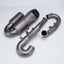 TITANIUM MOTORCYCLE EXHAUST SYSTEM for DUCATI PANIGALE V4 V4S 2025+ custom fit ARROW EXHAUST
Set include:
2-1 Merge Collectors
Mid Pipe
Resonator
Link Pipes
Exhaust Slip On
Material: Titanium + Stainless Steel
NOTE: Professional installation is required.
FEATURES:
Engineered Digital prototyping using 3D CAD design software, each car model chassis has been 3D laser scanned in the factor
Factory run all test cars on Italian 1200HP Dyno machine, to make the best performance design of exhaust
CNC bending m