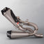 TITANIUM MOTORCYCLE EXHAUST SYSTEM for DUCATI PANIGALE V4
Set include:
Link Pipes
Exhaust Slip On
Material: Titanium + Stainless Steel
NOTE: Professional installation is required.
FEATURES:
Engineered Digital prototyping using 3D CAD design software, each car model chassis has been 3D laser scanned in the factor
Factory run all test cars on Italian 1200HP Dyno machine, to make the best performance design of exhaust
CNC bending machine accurately bends the tube according to the computer data
Our