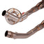 TITANIUM MOTORCYCLE EXHAUST SYSTEM for KAWASAKI Z800 Z750
Set include:
Header
4-1 Merge Collector
Mid Pipe (2 options)
Aprox Weight: 4 kg (8.81 lbs)
Material: Titanium + Stainless Steel
NOTE: Professional installation is required.
FEATURES:
Engineered Digital prototyping using 3D CAD design software, each car model chassis has been 3D laser scanned in the factor
Factory run all test cars on Italian 1200HP Dyno machine, to make the best performance design of exhaust
CNC bending machine accurately