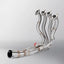 TITANIUM MOTORCYCLE EXHAUST SYSTEM for KAWASAKI ZX-6R 2009 - 2019
Set include:
Header
4-1 Merge Collector
Aprox Weight: 5 kg (11 lbs)
Material: Titanium + Stainless Steel
NOTE: Professional installation is required.
FEATURES:
Engineered Digital prototyping using 3D CAD design software, each car model chassis has been 3D laser scanned in the factor
Factory run all test cars on Italian 1200HP Dyno machine, to make the best performance design of exhaust
CNC bending machine accurately bends the tube