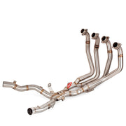 TITANIUM MOTORCYCLE EXHAUST SYSTEM for SUZUKI GSX 1300R HAYABUSA GEN2 2021 - 2024
Set include:
Header
2-1 Merge Collectors
Mid pipe
Material: Titanium (can be made in Stainless Steel)
NOTE: Professional installation is required.
FEATURES:
Engineered Digital prototyping using 3D CAD design software, each car model chassis has been 3D laser scanned in the factor
Factory run all test cars on Italian 1200HP Dyno machine, to make the best performance design of exhaust
CNC bending machine accurately b