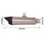 TITANIUM MOTORCYCLE EXHAUST SYSTEM for TRIUMPH STREET TRIPLE 765 R RS
Set include:
Header
3-1 Merge Collector
Mid pipe
Slip - On
Material: Titanium + Stainless Steel
NOTE: Professional installation is required.
FEATURES:
Engineered Digital prototyping using 3D CAD design software, each car model chassis has been 3D laser scanned in the factor
Factory run all test cars on Italian 1200HP Dyno machine, to make the best performance design of exhaust
CNC bending machine accurately bends the tube according