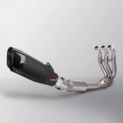 TITANIUM MOTORCYCLE EXHAUST SYSTEM for TRIUMPH TIGER SPORT 660 2022+
Set include:
Header
3-1 Merge Collector
Resonator
Mid pipe
Slip - On
Material: Titanium (can be made in Stainless Steel)
NOTE: Professional installation is required.
FEATURES:
Engineered Digital prototyping using 3D CAD design software, each car model chassis has been 3D laser scanned in the factor
Factory run all test cars on Italian 1200HP Dyno machine, to make the best performance design of exhaust
CNC bending machine accura