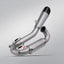 TITANIUM MOTORCYCLE HALF EXHAUST SYSTEM for DUCATI PANIGALE V2 V2S 2020 - 2024
Set include:
Resonator
Mid Pipe
Exhaust Slip On
Material: Titanium + Stainless Steel
NOTE: Professional installation is required.
FEATURES:
Engineered Digital prototyping using 3D CAD design software, each car model chassis has been 3D laser scanned in the factor
Factory run all test cars on Italian 1200HP Dyno machine, to make the best performance design of exhaust
CNC bending machine accurately bends the tube accord