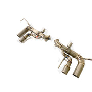 TITANIUM VALVED EXHAUST CATBACK MUFFLER for FERRARI CALIFORNIA T 3.9T 2008 - 2014
Valved exhaust, meaning that has remote, controlled valves - allowing a switch between an aggressive loud sports sound and a sound that is closer to the OEM sound
Set includes:
Center Pipes
Muffler with valves
Exhaust tips
Factory exhaust tips must be reused
Material: Titanium
Optional: We can offer downpipe and catless downpipe
Production time: 10 days
FEATURES:
Engineered Digital prototyping using 3D CAD design soft