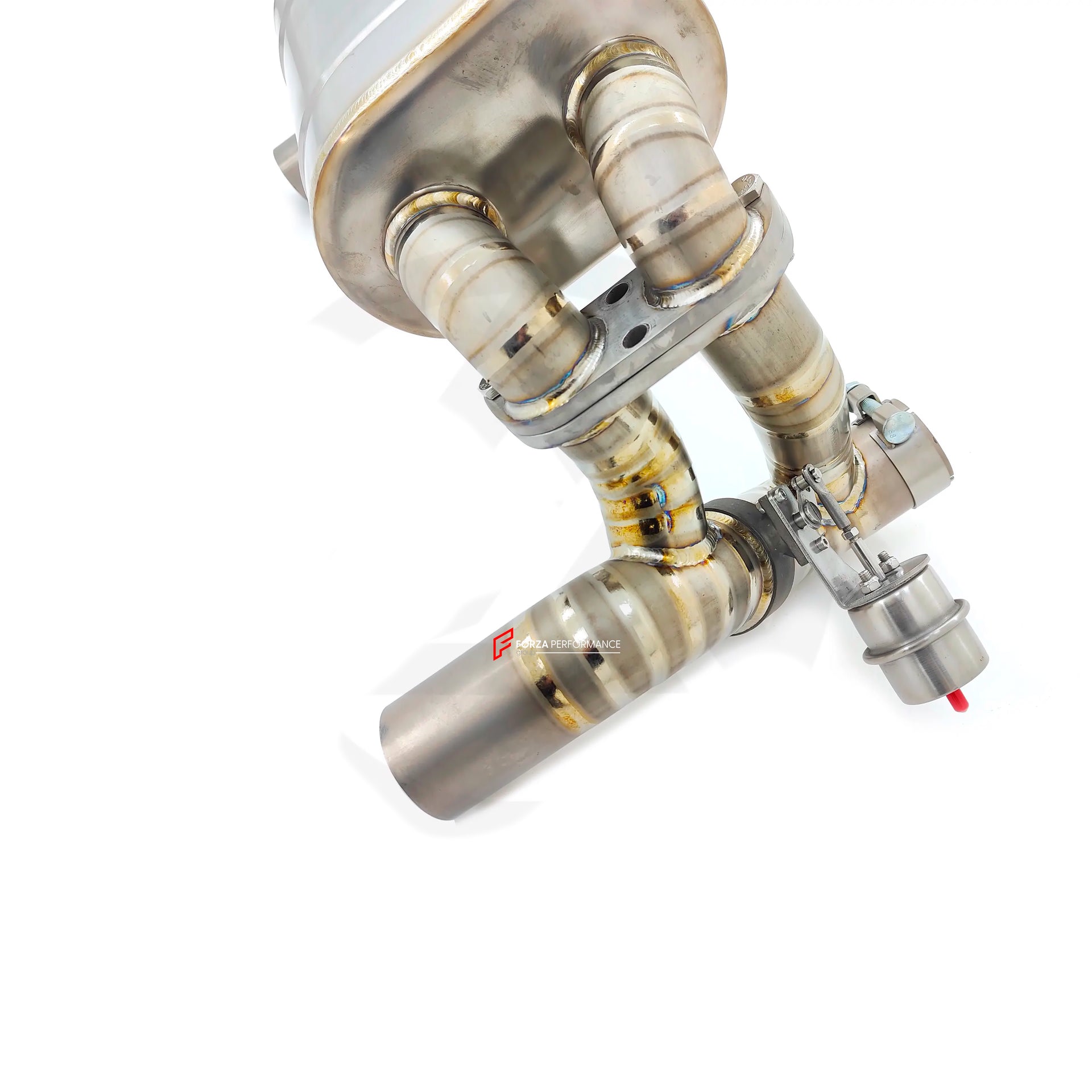 TITANIUM VALVED EXHAUST CATBACK MUFFLER for FERRARI SCUDERIA 4.3T 2004 - 2009
Valved exhaust, meaning that has remote, controlled valves - allowing a switch between an aggressive loud sports sound and a sound that is closer to the OEM sound
Set includes:
Center Pipes
Muffler with valves
Exhaust tips
Factory exhaust tips must be reused
Material: Titanium
Optional: We can offer downpipe and catless downpipe
Production time: 10 days
FEATURES:
Engineered Digital prototyping using 3D CAD design software