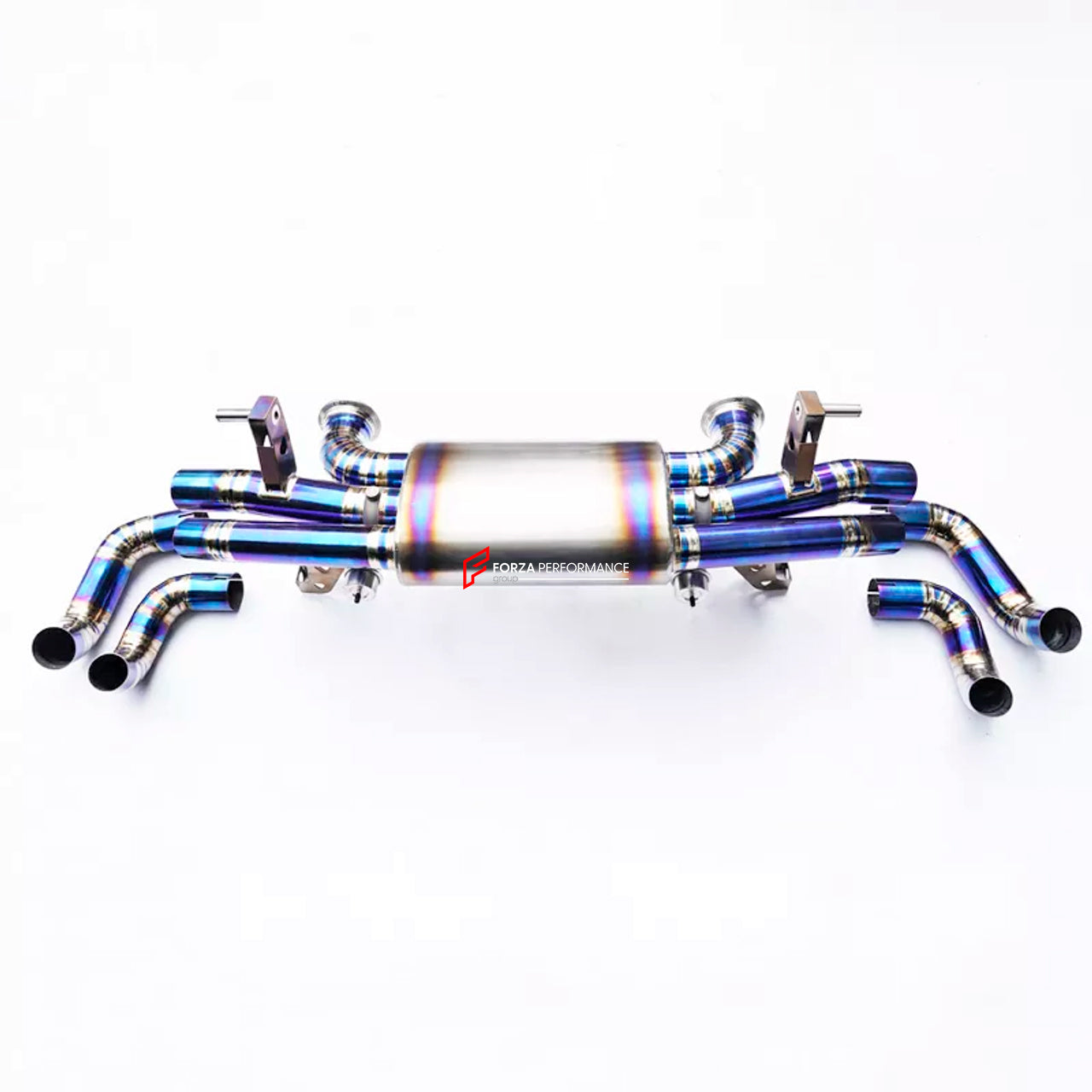 TITANIUM VALVED EXHAUST CATBACK MUFFLER for LAMBORGHINI GALLARDO LP560-4 5.2T 2008 - 2014
Valved exhaust, meaning that has remote, controlled valves - allowing a switch between an aggressive loud sports sound and a sound that is closer to the OEM sound
Set includes:
Center Pipes
Muffler with valves
Exhaust tips
Factory exhaust tips must be reused
Material: Titanium
Optional: We can offer downpipe and catless downpipe
Production time: 10 days
FEATURES:
Engineered Digital prototyping using 3D CAD des