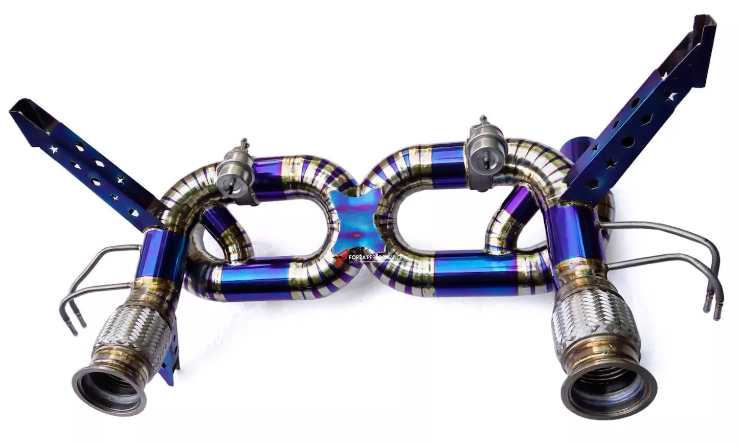 TITANIUM VALVED EXHAUST CATBACK MUFFLER for LAMBORGHINI HURACAN STO LP640-2 5.2T 2021+ TECNICA LP640 5.2T 2022+
Valved exhaust, meaning that has remote, controlled valves - allowing a switch between an aggressive loud sports sound and a sound that is closer to the OEM sound
Set includes:
Center Pipes
Muffler with valves
Exhaust tips
Factory exhaust tips must be reused
Material: Titanium
Optional: We can offer downpipe and catless downpipe
Production time: 10 days
FEATURES:
Engineered Digital protot