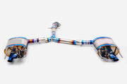 TITANIUM VALVED EXHAUST CATBACK MUFFLER for LEXUS IS F XE20 5.0T 2007 - 2014
Set includes:
Center Pipes
Mufflers with valves
Exhaust tips
Material: Titanium
Optional: We can offer downpipe and catless downpipe
Production time: 10 days
FEATURES:
Engineered Digital prototyping using 3D CAD design software, each car model chassis has been 3D laser scanned in the factory
Factory run all test cars on Italian 1200HP Dyno machine, to make the best performance design of exhaust
CNC bending machine accurately