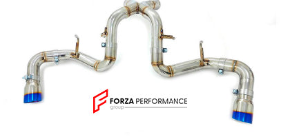 TITANIUM VALVED EXHAUST CATBACK MUFFLER for MCLAREN 570S 3.8T 2015 - 2021 570GT 3.8T 2016 - 2021 540C 3.8T 2016 - 2021