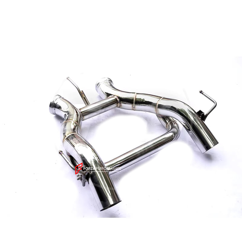 TITANIUM VALVED EXHAUST CATBACK MUFFLER for MCLAREN 650S MP4 3.8T 2014 - 2017
Valved exhaust, meaning that has remote, controlled valves - allowing a switch between an aggressive loud sports sound and a sound that is closer to the OEM sound
Set includes:
Center Pipes
Muffler with valves
Exhaust tips
Factory exhaust tips must be reused
Material: Titanium
Optional: We can offer downpipe and catless downpipe
Production time: 10 days
FEATURES:
Engineered Digital prototyping using 3D CAD design software