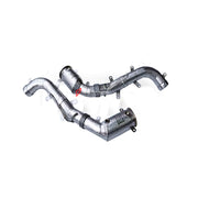 TITANIUM VALVED EXHAUST CATBACK MUFFLER for MCLAREN 650S MP4 3.8T 2014 - 2017
Valved exhaust, meaning that has remote, controlled valves - allowing a switch between an aggressive loud sports sound and a sound that is closer to the OEM sound
Set includes:
Center Pipes
Muffler with valves
Exhaust tips
Factory exhaust tips must be reused
Material: Titanium
Optional: We can offer downpipe and catless downpipe
Production time: 10 days
FEATURES:
Engineered Digital prototyping using 3D CAD design software