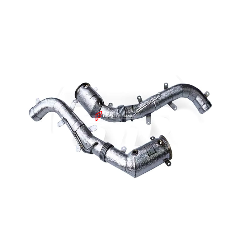 TITANIUM VALVED EXHAUST CATBACK MUFFLER for MCLAREN 650S MP4 3.8T 2014 - 2017
Valved exhaust, meaning that has remote, controlled valves - allowing a switch between an aggressive loud sports sound and a sound that is closer to the OEM sound
Set includes:
Center Pipes
Muffler with valves
Exhaust tips
Factory exhaust tips must be reused
Material: Titanium
Optional: We can offer downpipe and catless downpipe
Production time: 10 days
FEATURES:
Engineered Digital prototyping using 3D CAD design software