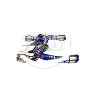 TITANIUM VALVED EXHAUST CATBACK MUFFLER for MCLAREN 720S 4.0T 2017 - 2023
Valved exhaust, meaning that has remote, controlled valves - allowing a switch between an aggressive loud sports sound and a sound that is closer to the OEM sound
Set includes:
Center Pipes
Muffler with valves
Exhaust tips
Factory exhaust tips must be reused
Material: Titanium
Optional: We can offer downpipe and catless downpipe
Production time: 10 days
FEATURES:
Engineered Digital prototyping using 3D CAD design software, ea