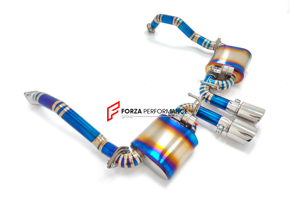 TITANIUM VALVED EXHAUST CATBACK MUFFLER for PORSCHE 718 982 CAYMAN BOXSTER 2.0T 2016+