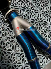 Aggressive sporty sound VALVED EXHAUST CATBACK MUFFLER  Center Pipes, Muffler with valves, a Valve control box with remote control, pair of mufflers, muffler, pair of mufflers with valves.  Stainless steel and titanium Aftermarket Performance Exhaust System for Toyota Supra A90 3.0T 2019+