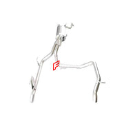 VALVED EXHAUST CATBACK MUFFLER for Toyota Land Cruiser 4.0T