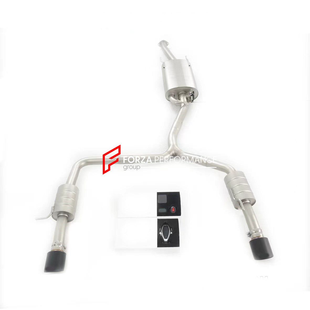 VALVED EXHAUST CATBACK MUFFLER for TOYOTA LAND CRUISER PRADO 150.I LC 150.I 2015+ 2.7L