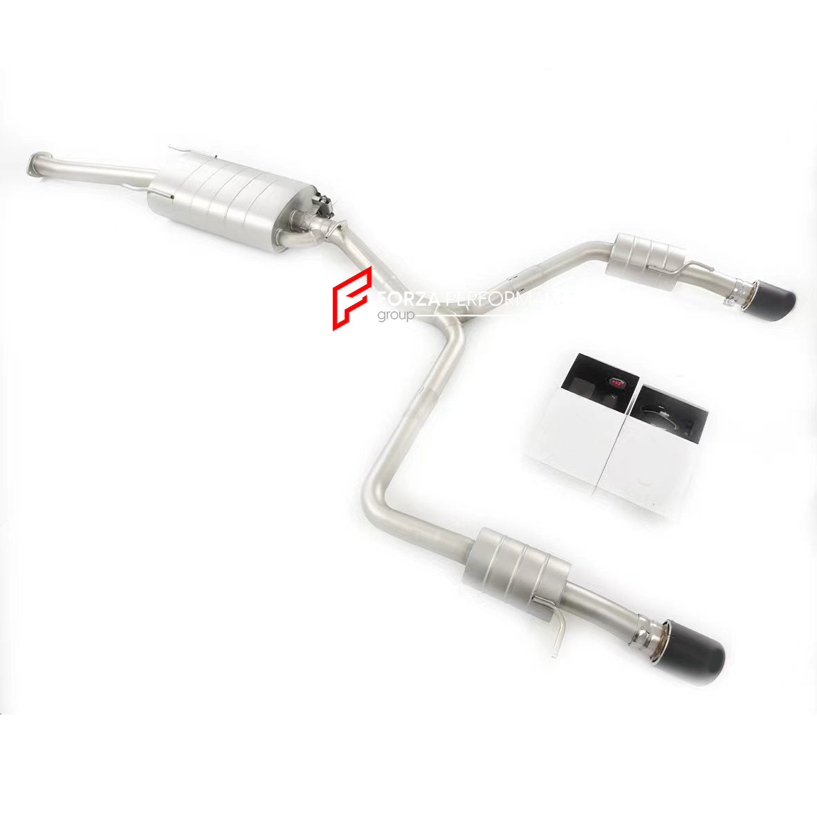 VALVED EXHAUST CATBACK MUFFLER for TOYOTA LAND CRUISER PRADO 150.I LC 150.I 2015+ 2.7L