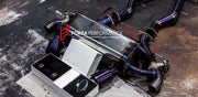 TITANIUM VALVED EXHAUST CATBACK MUFFLER PURPLE BURNT for Toyota Supra A90 3.0T 2019+