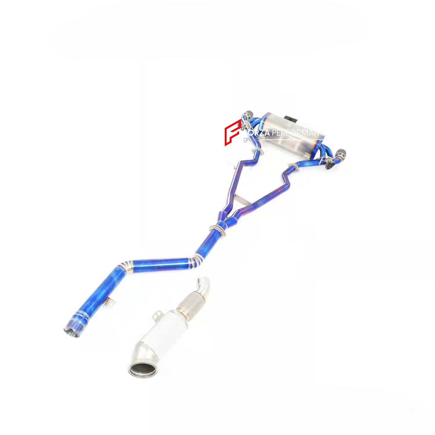 TITANIUM VALVED EXHAUST CATBACK MUFFLER for Toyota Supra A90 3.0T 2019+