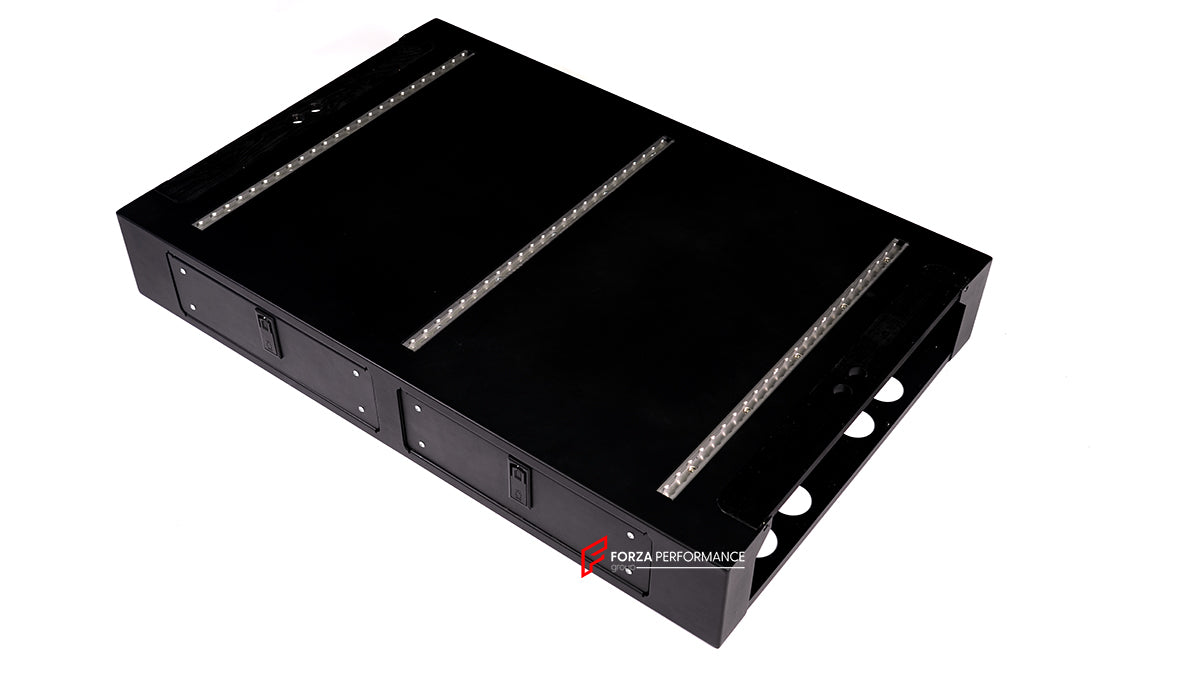 TRUNK STORAGE for MERCEDES-BENZ G-CLASS G63 W465 2024+
Set includes:
Trunk Storage
NOTE: Professional installation is required.