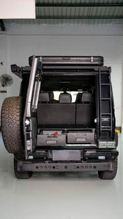 TRUNK STORAGE with TABLE and FOLDING STOOLS for MERCEDES-BENZ G-CLASS G63 G550 G500 W465 2024+
Set includes:
Trunk Storage
Table
Folding Stools
NOTE: Professional installation is required.