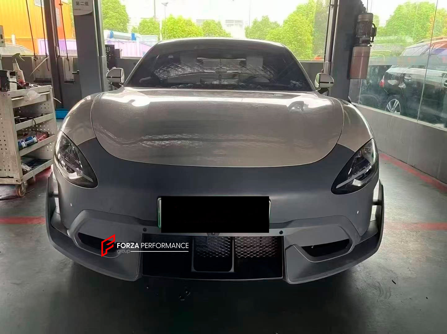 BODY KIT for XIAOMI SU7 2024+
Set includes:
Front Lip
Hood/Bonnet
Side Skirts
Rear Diffuser
Rear Spoiler
Material: Plastic