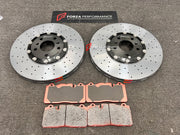 UPGRADE CARBON CERAMIC BRAKE DISK ROTORS KIT for ASTON MARTIN DB11 AM5 2016 - 2023