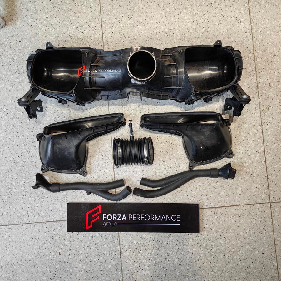 Used Genuine OEM Porsche Air Cleaner Filter Box Duct Assembly with Air Guides for Porsche 911 992.1 GT3 TOURING 2021-2024
Parts were not taken from salvage car, reason of selling parts, we converted our GT3 touring to GT3 "wing" version. So if you need other rear end parts, contact us.
Parts are in good condition, with no cracks or damage.
Part Number: 9GT129407H, 9GT129407D, 9GT129251, 9GT129252.
Note: Professional installation is required.
